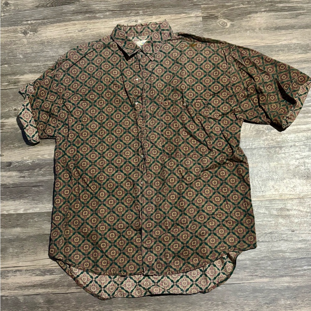 Men's Geometric Pattern Shirt